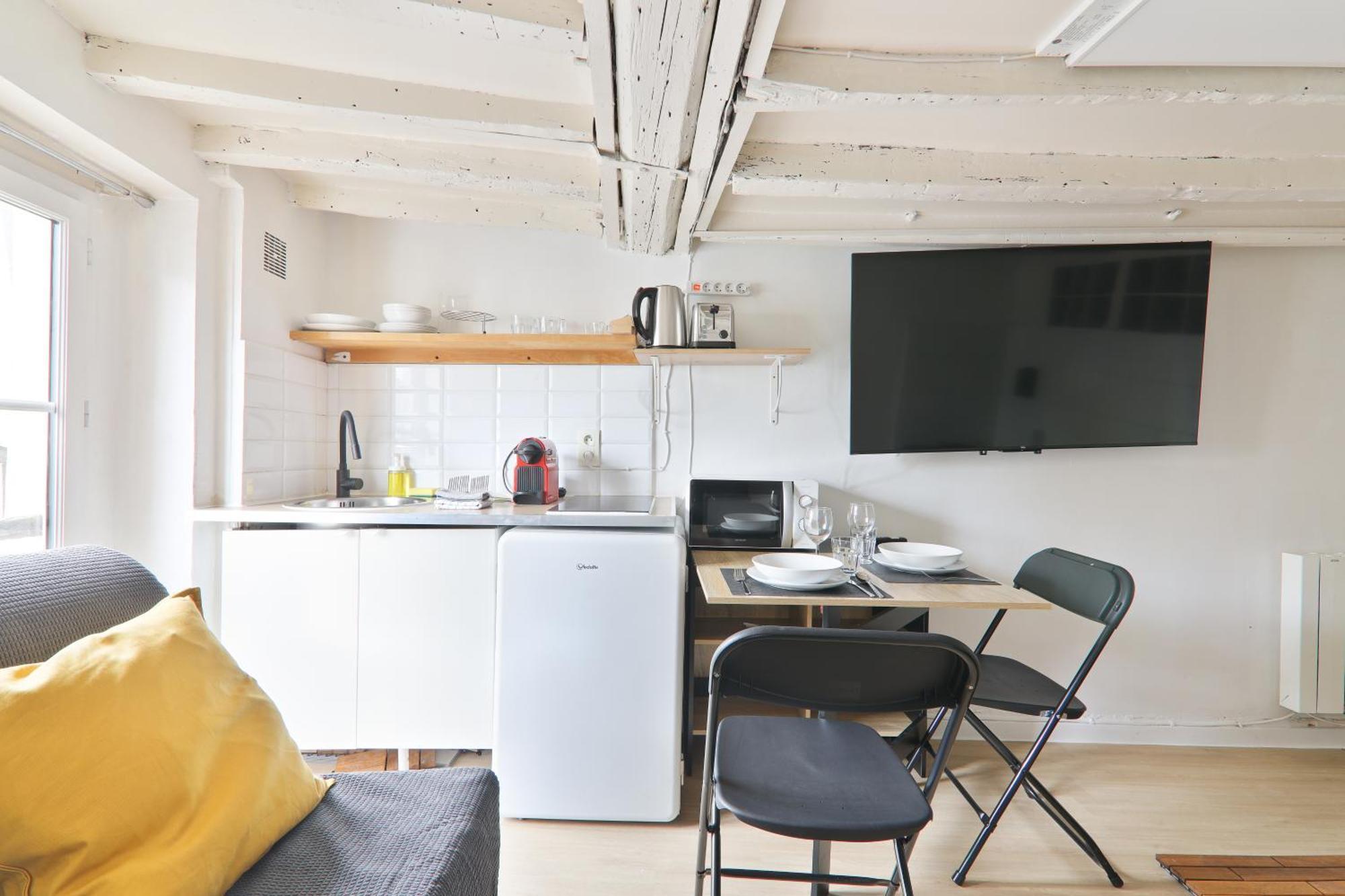 Studio Appartement Quartier Saint-Michel Notre-Dame 3 Free Netflix Paris Luaran gambar