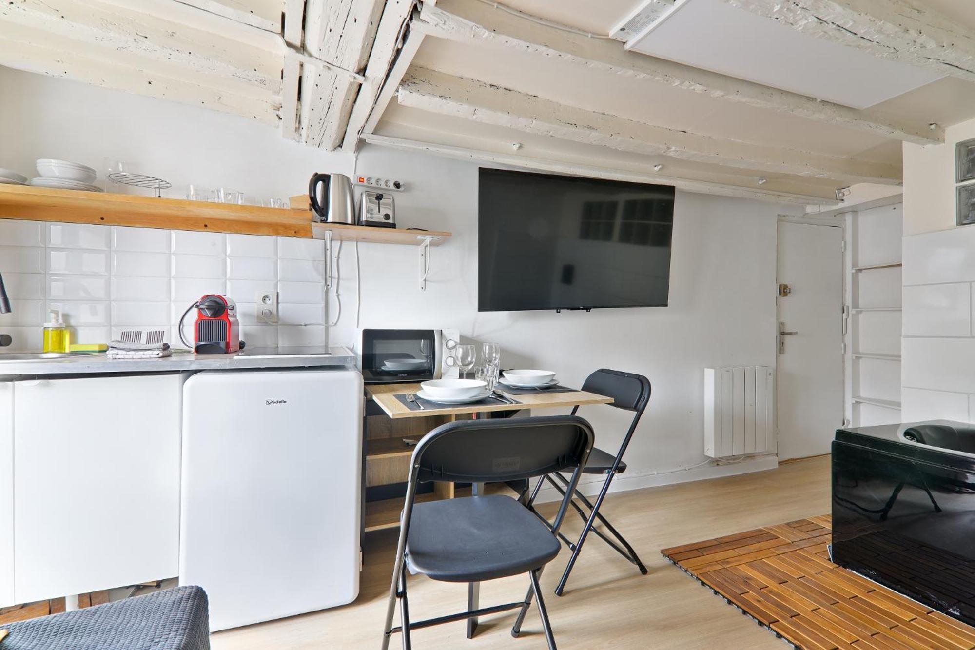 Studio Appartement Quartier Saint-Michel Notre-Dame 3 Free Netflix Paris Luaran gambar